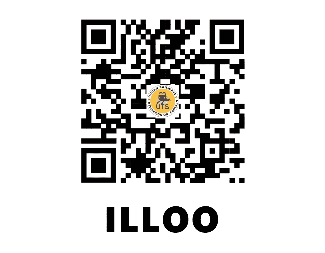 UTS QR Code for ILLOO - ILO (SE - WEST BENGAL)